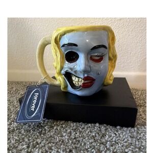 Forever Collectibles Bride of Chucky Tiffany Ceramic Mug 3D Sculpted Face Horro